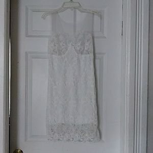 Super cute white lace dress
